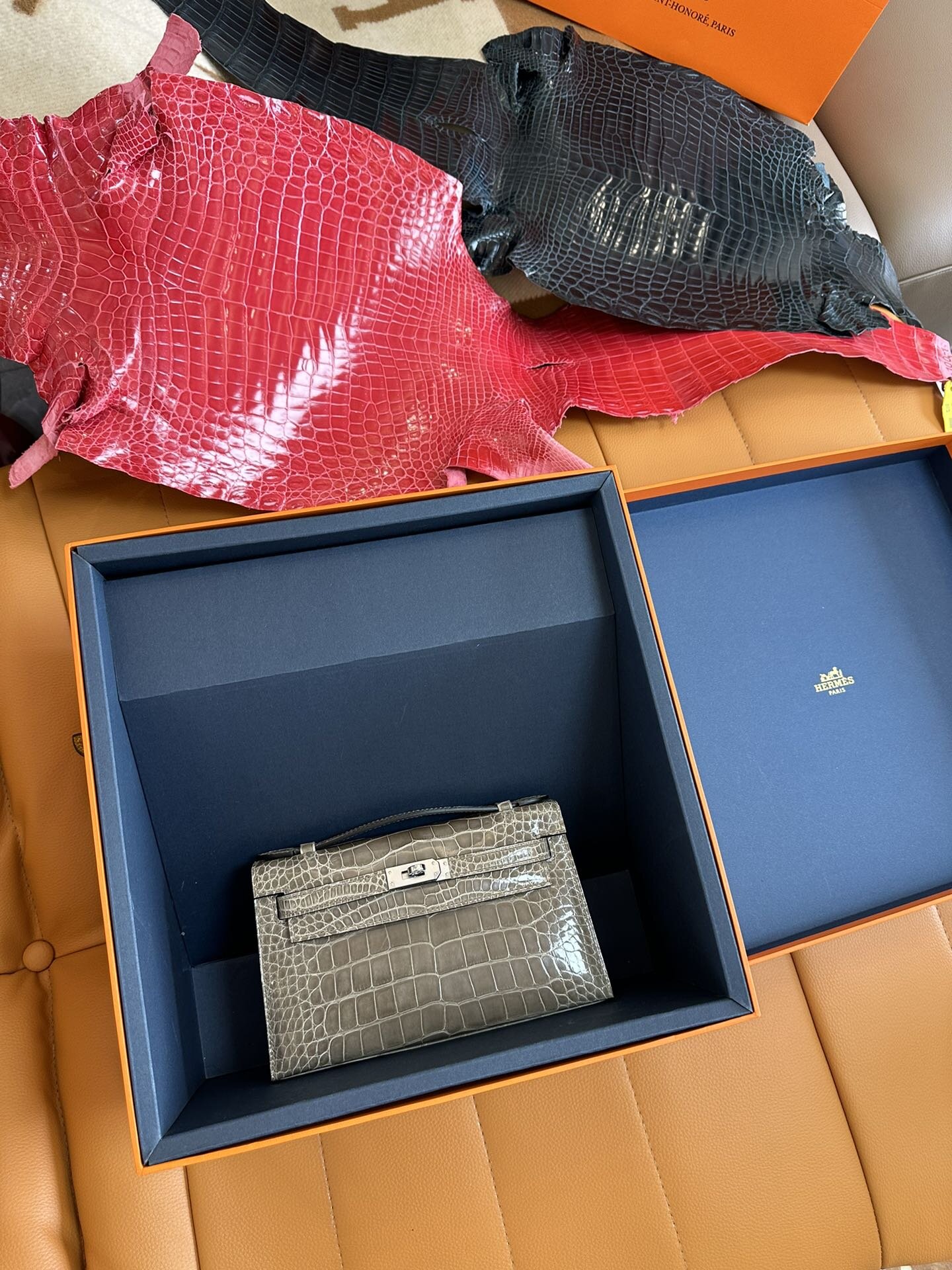 Hermes kelly gen1 crocodile